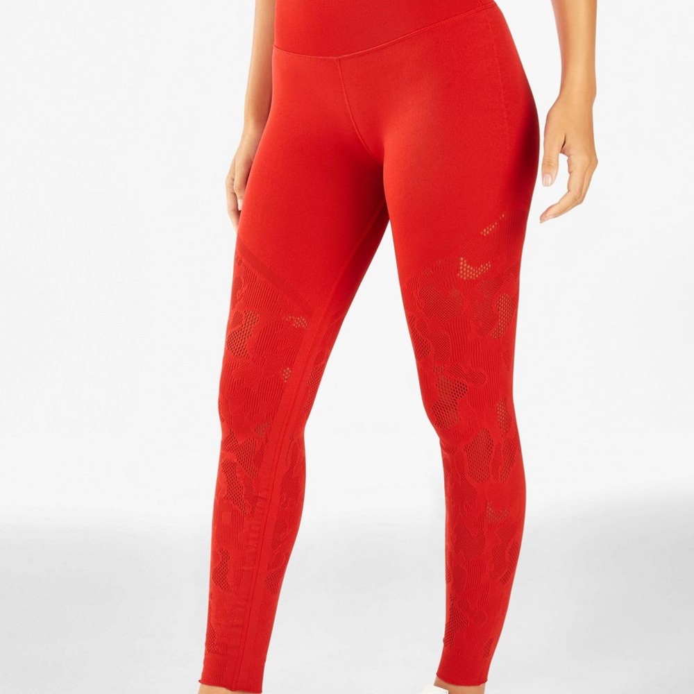 High waisted sculpknit camo Fabletics leggings